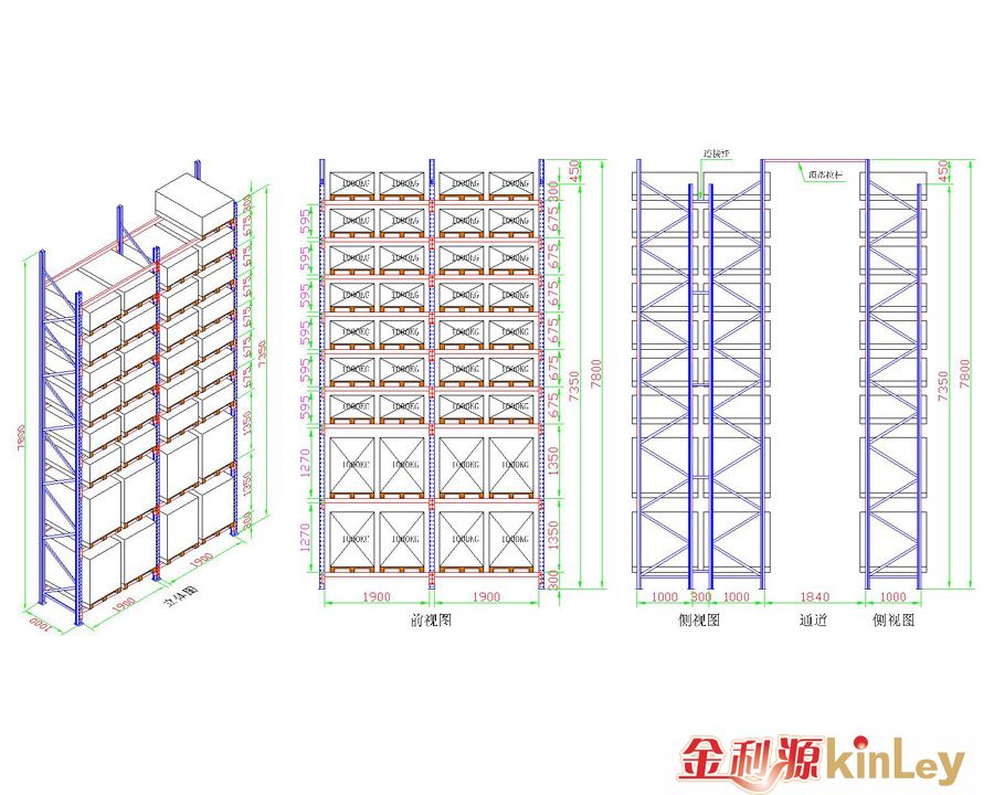 窄巷道货架解决方案(图2)